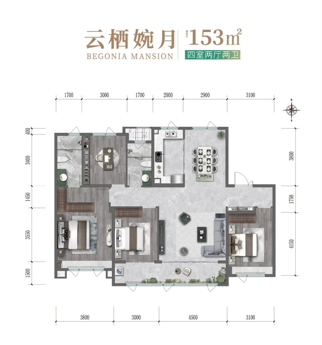 济南绿城海棠映月㎡