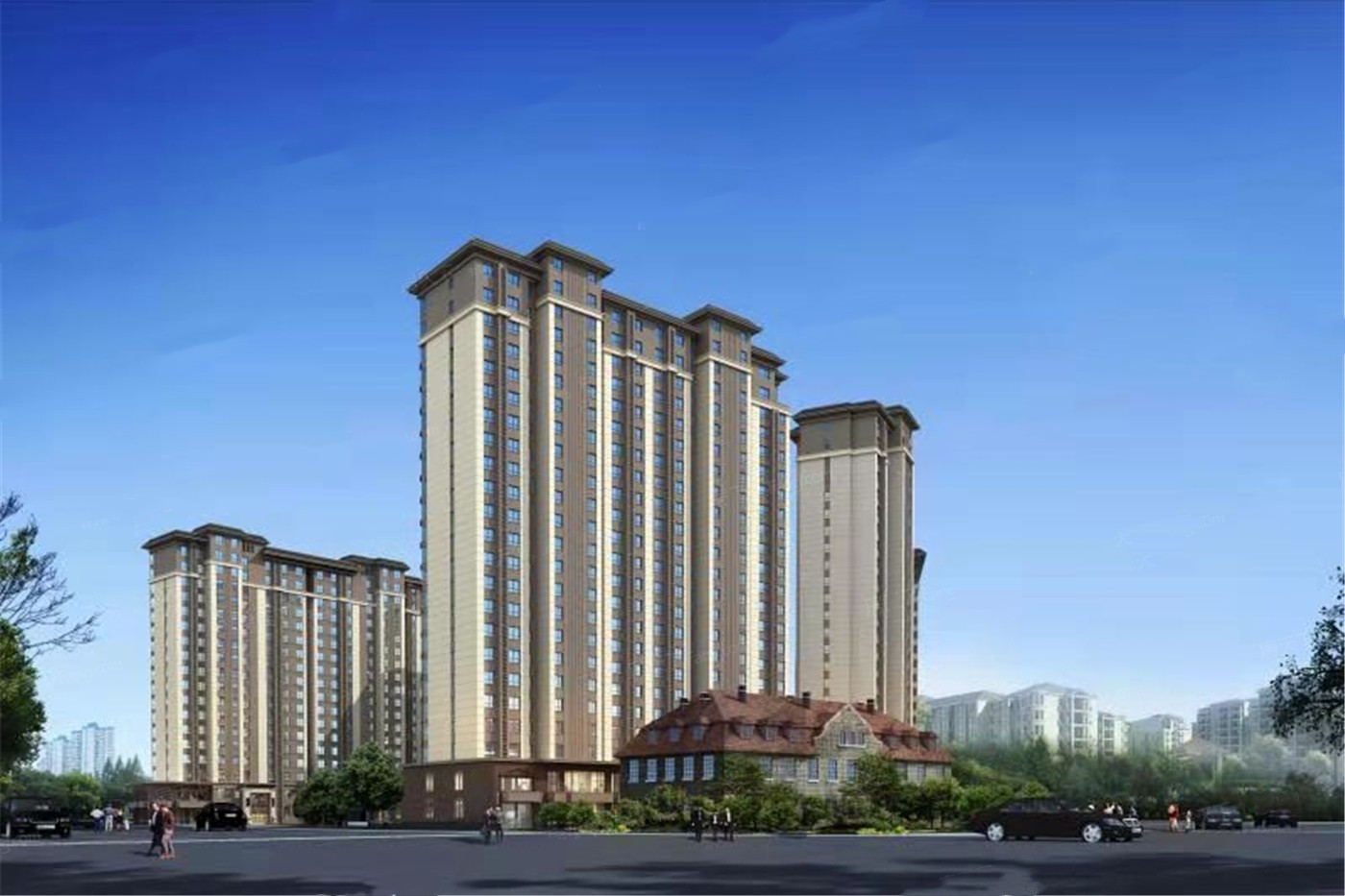 济南明湖壹品苑实景图