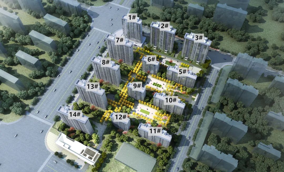 济南中电建国誉府配套图